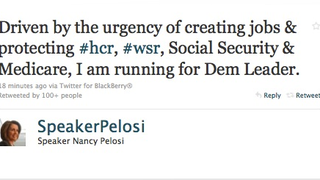 Nancy Pelosi Will Run For Minority Leader